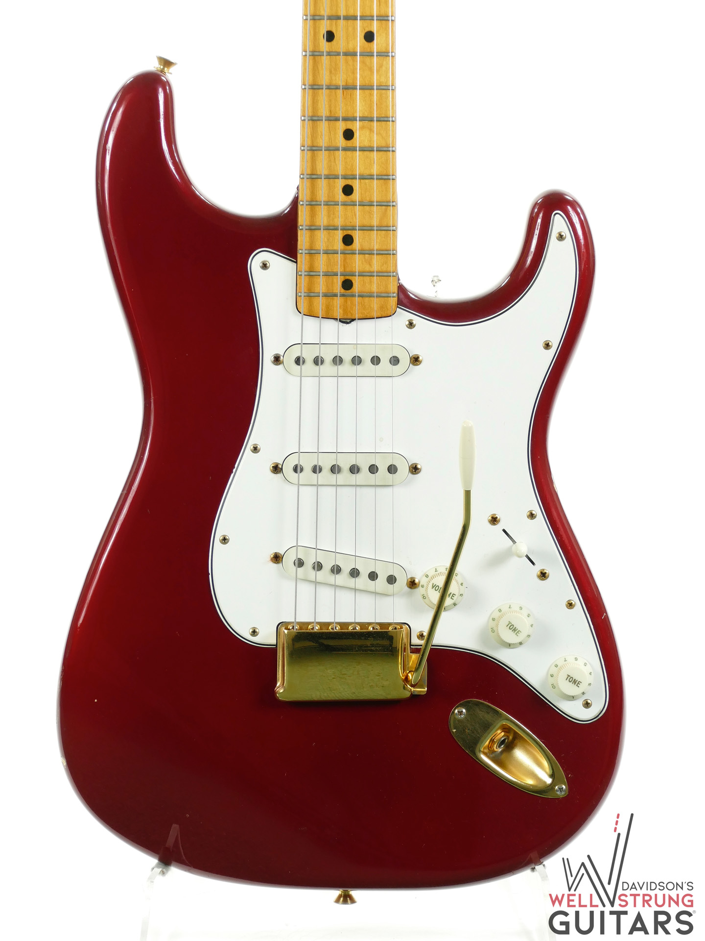 メカニック　Fender Stratocaster アップルレッド Limited Edition 1963 Stratocaster Journeyman Relic ～Aged