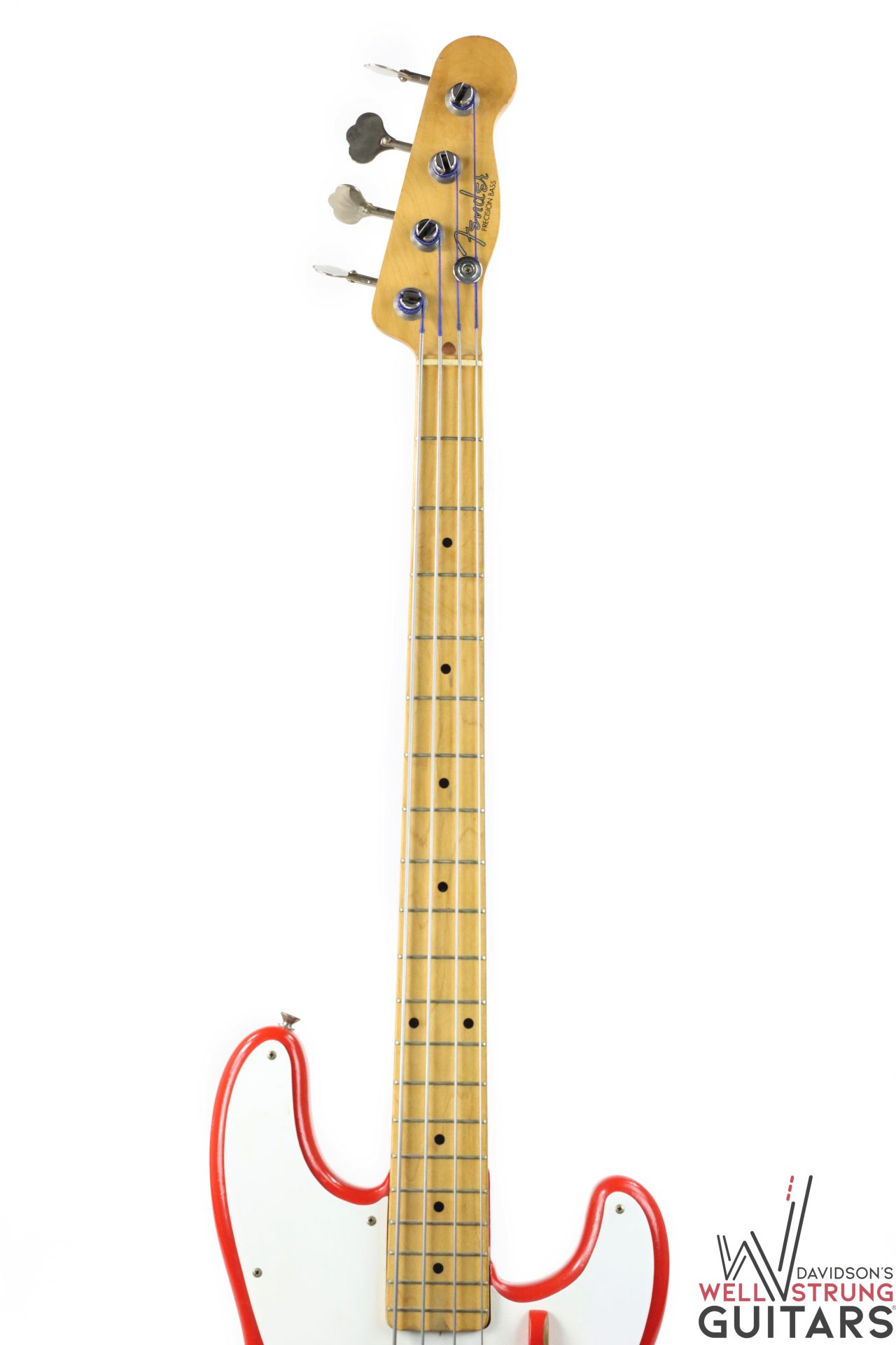 Precision Bass – Fullerton Red – Davidson's Well Strung Guitars