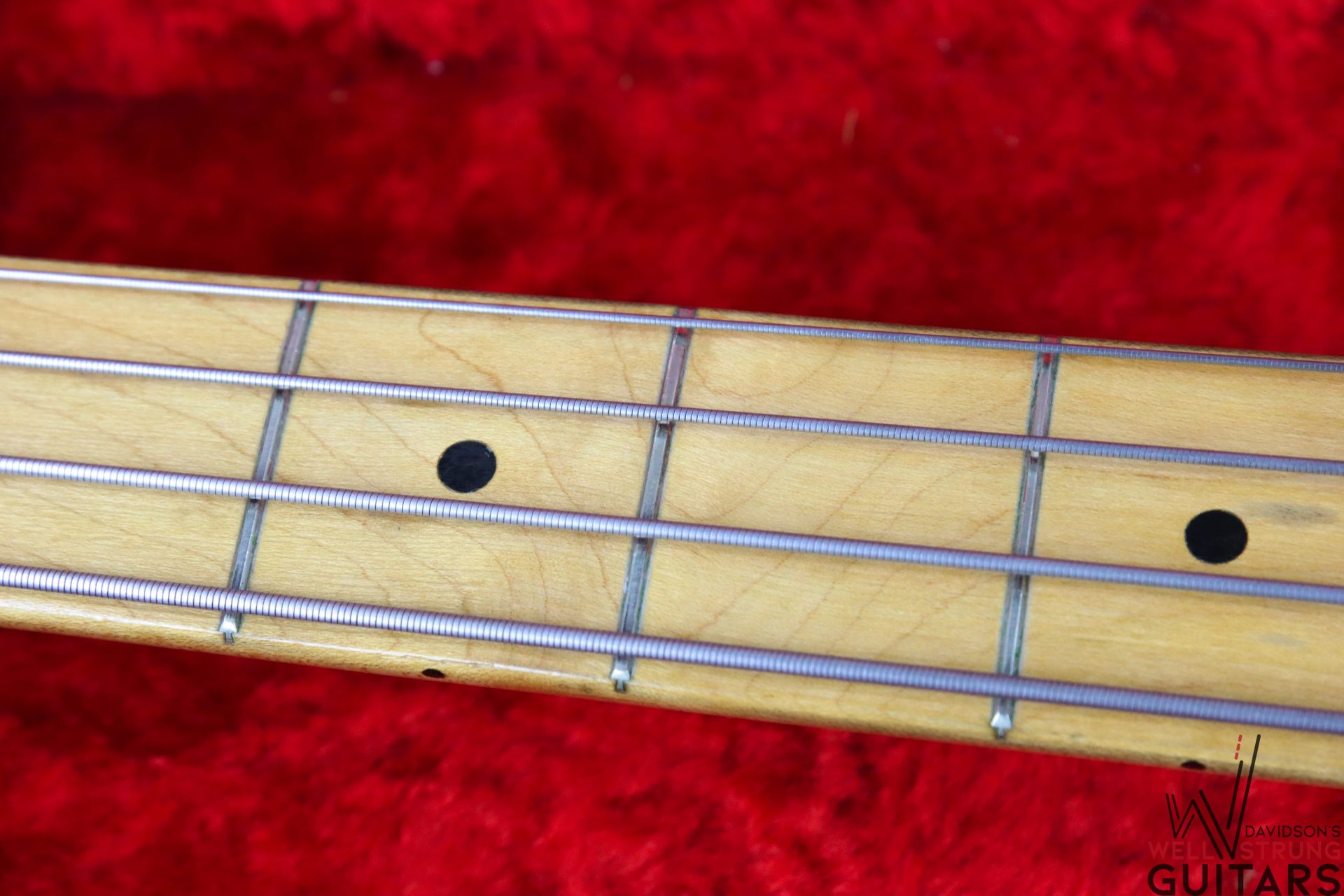 Precision Bass – Fullerton Red – Davidson's Well Strung Guitars