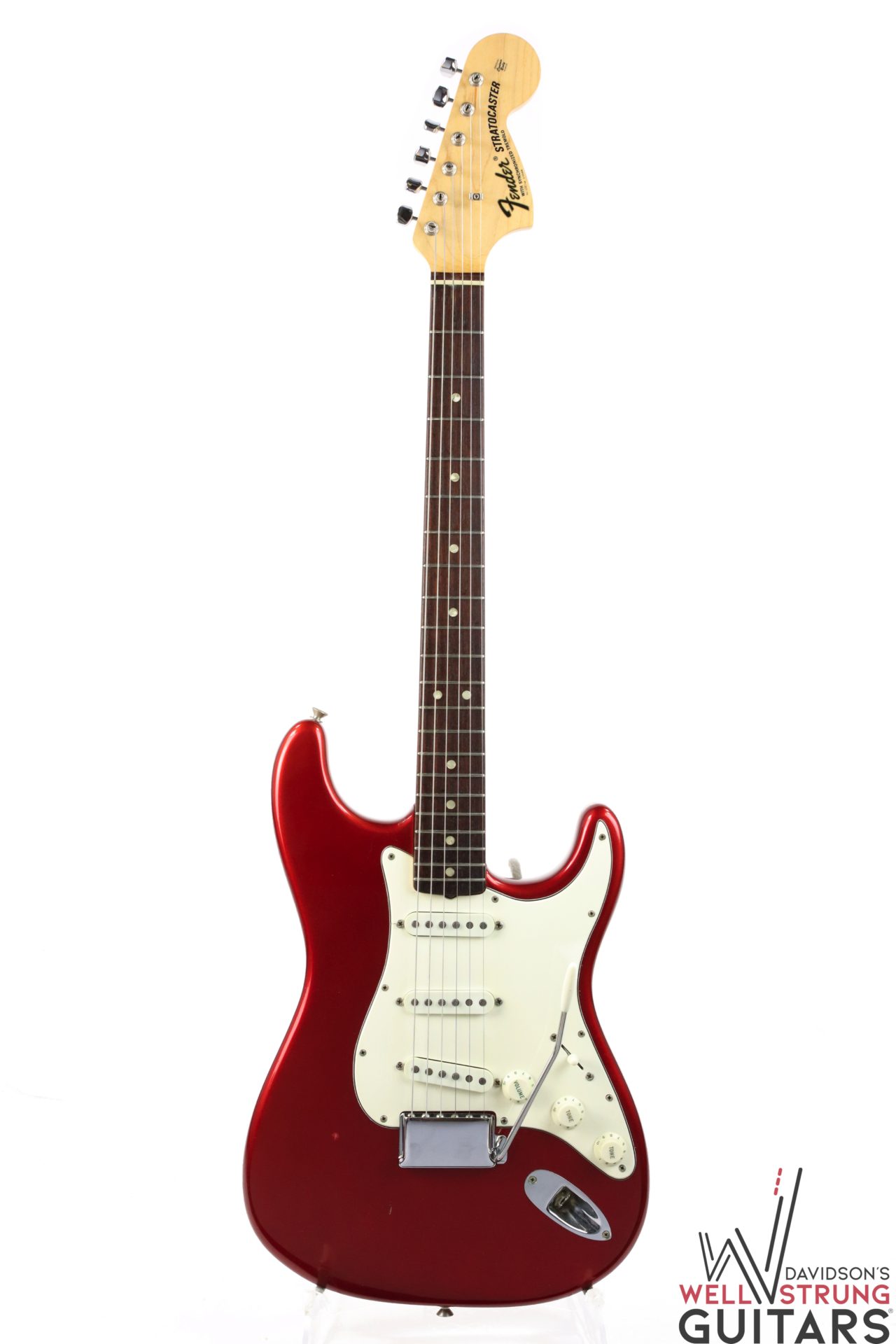 Stratocaster – Candy Apple Red – Davidson's Well Strung Guitars