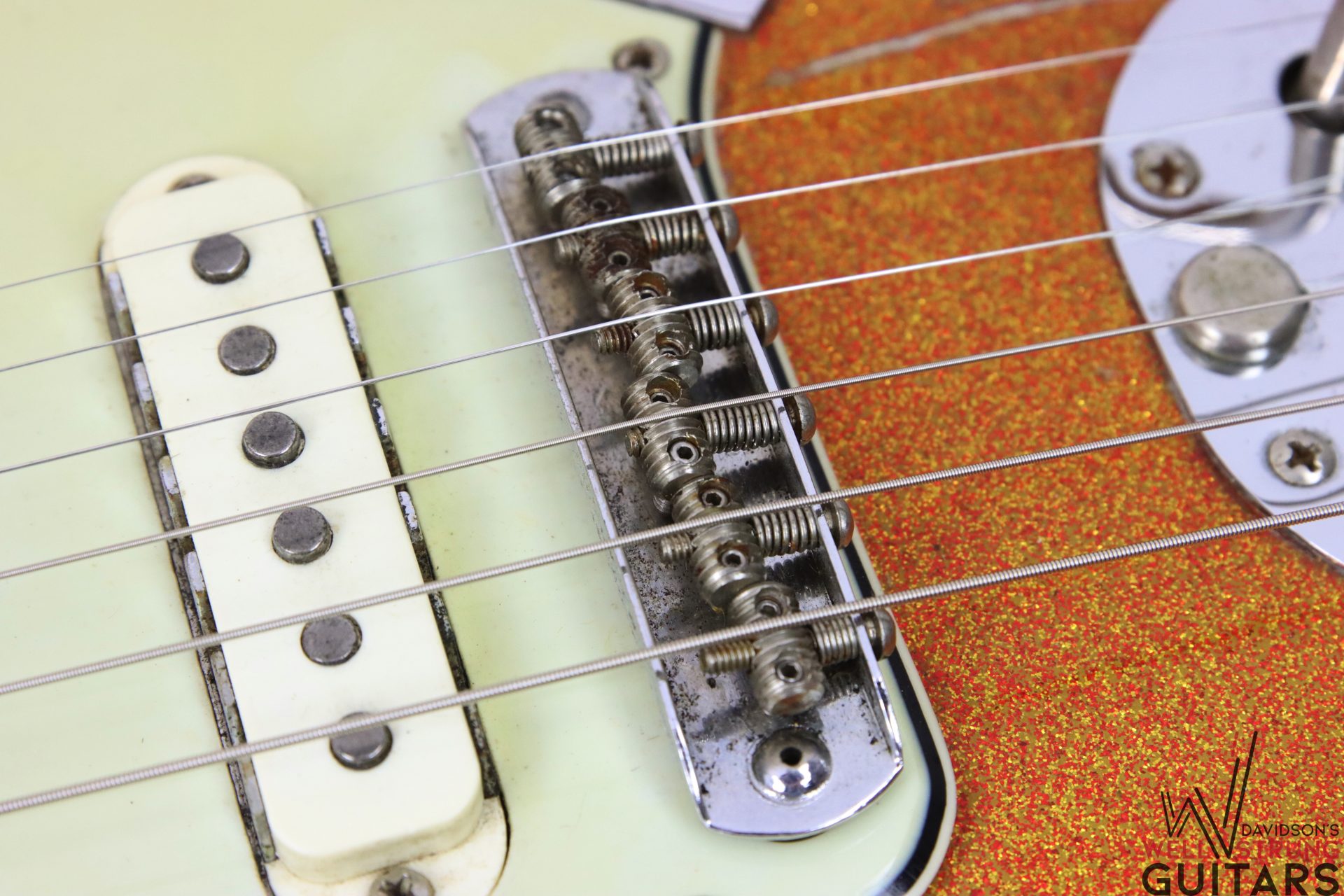 Jaguar – Tangerine Sparkle – Davidson's Well Strung Guitars